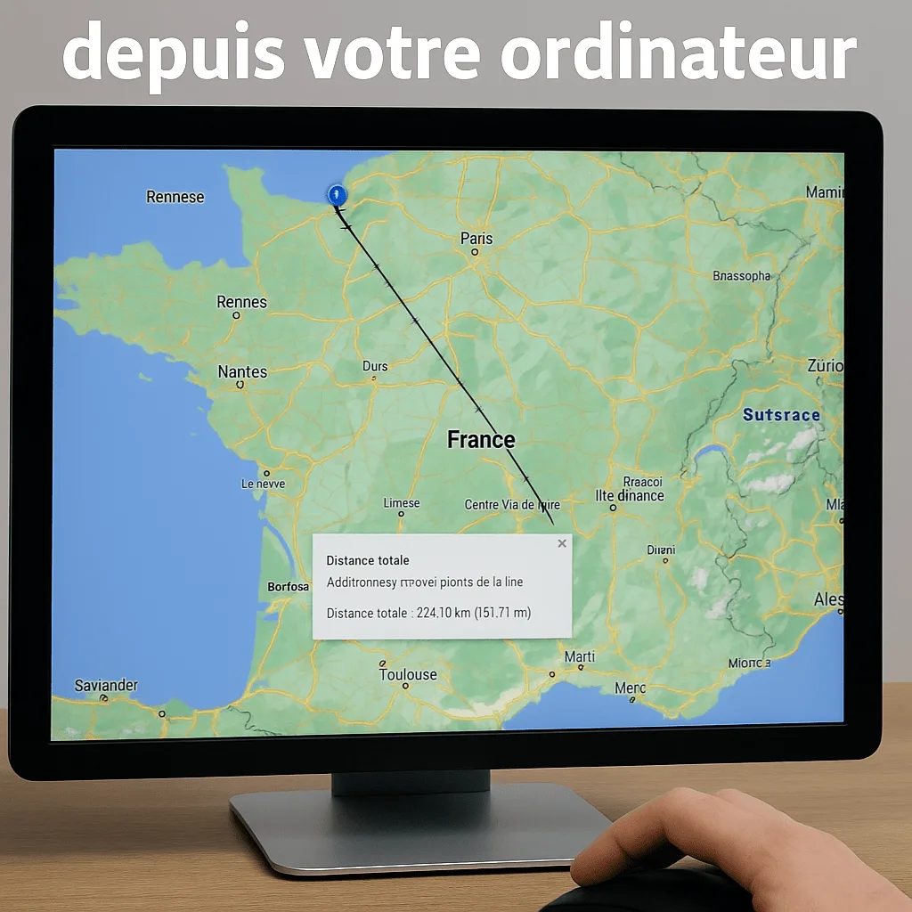 Mesurer des distances sur Google Maps depuis votre ordinateur - jeremy lagache