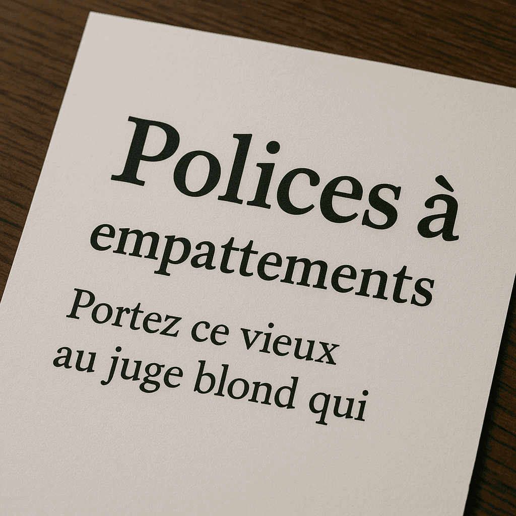 polices a empattements