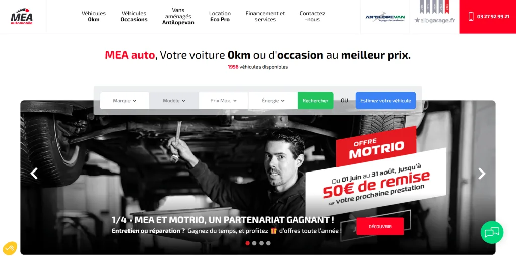 MEAAUTO Homepage